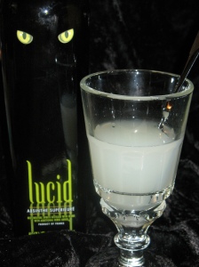 lucid absinthe louched and delicious